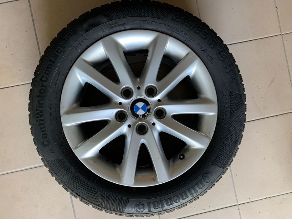Felgi aluminiowe 16 cali z oponami zimowymi BMW e46 styling 136