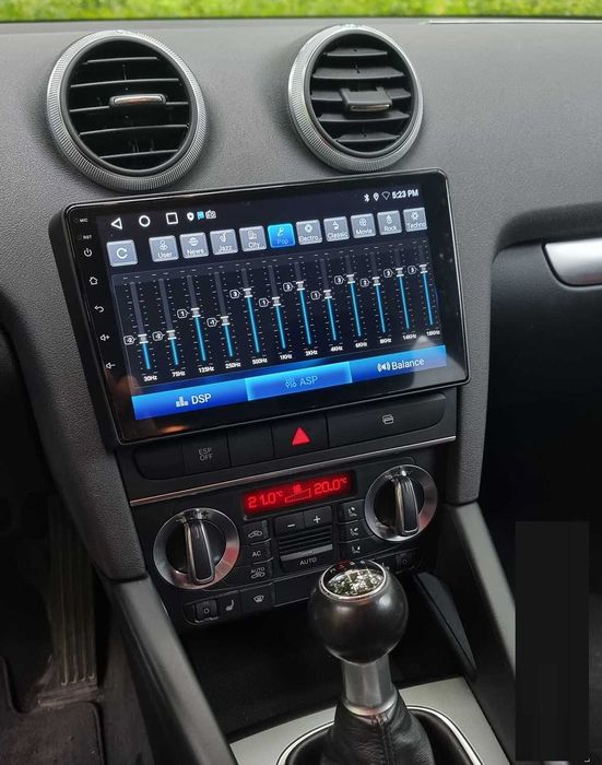 Rádio 2DIN 9" [4+32GB] • AUDI A3 • (2003 a 2012) • Android • GPS / 8P
