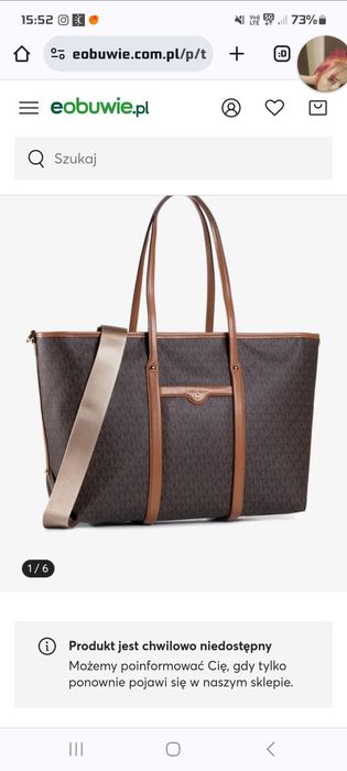 Michael Kors torebka shopper shopperka