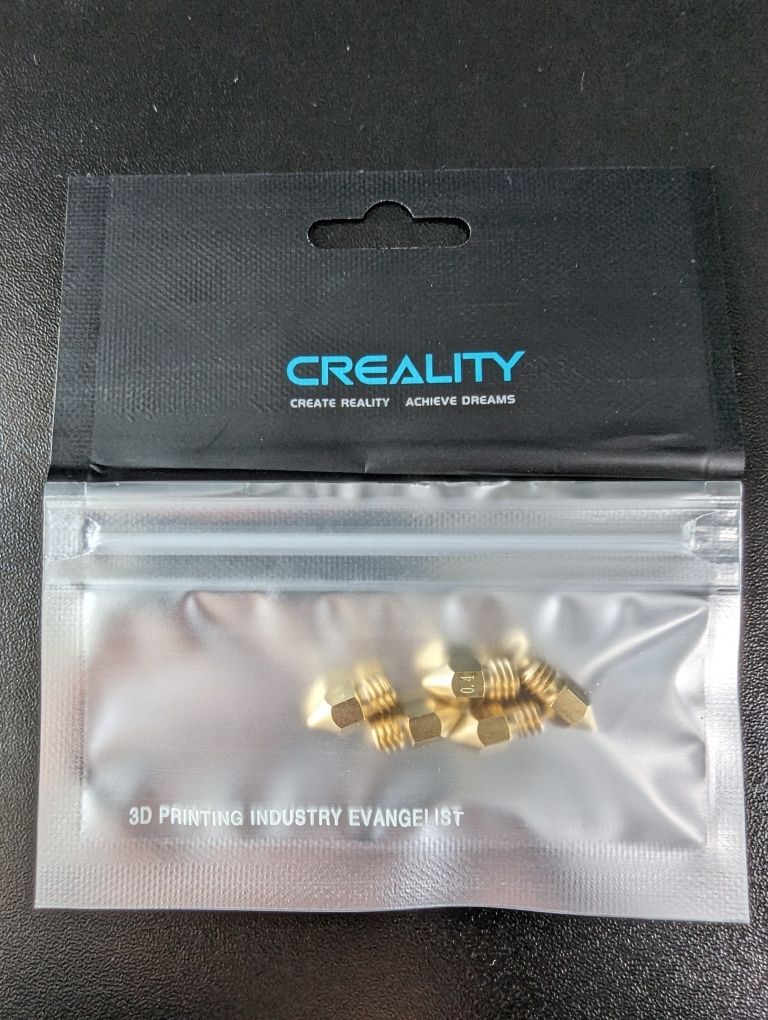 Сопла CREALITY 3D Printer Nozzle 0.4mm (ціна за комплект 5шт.)