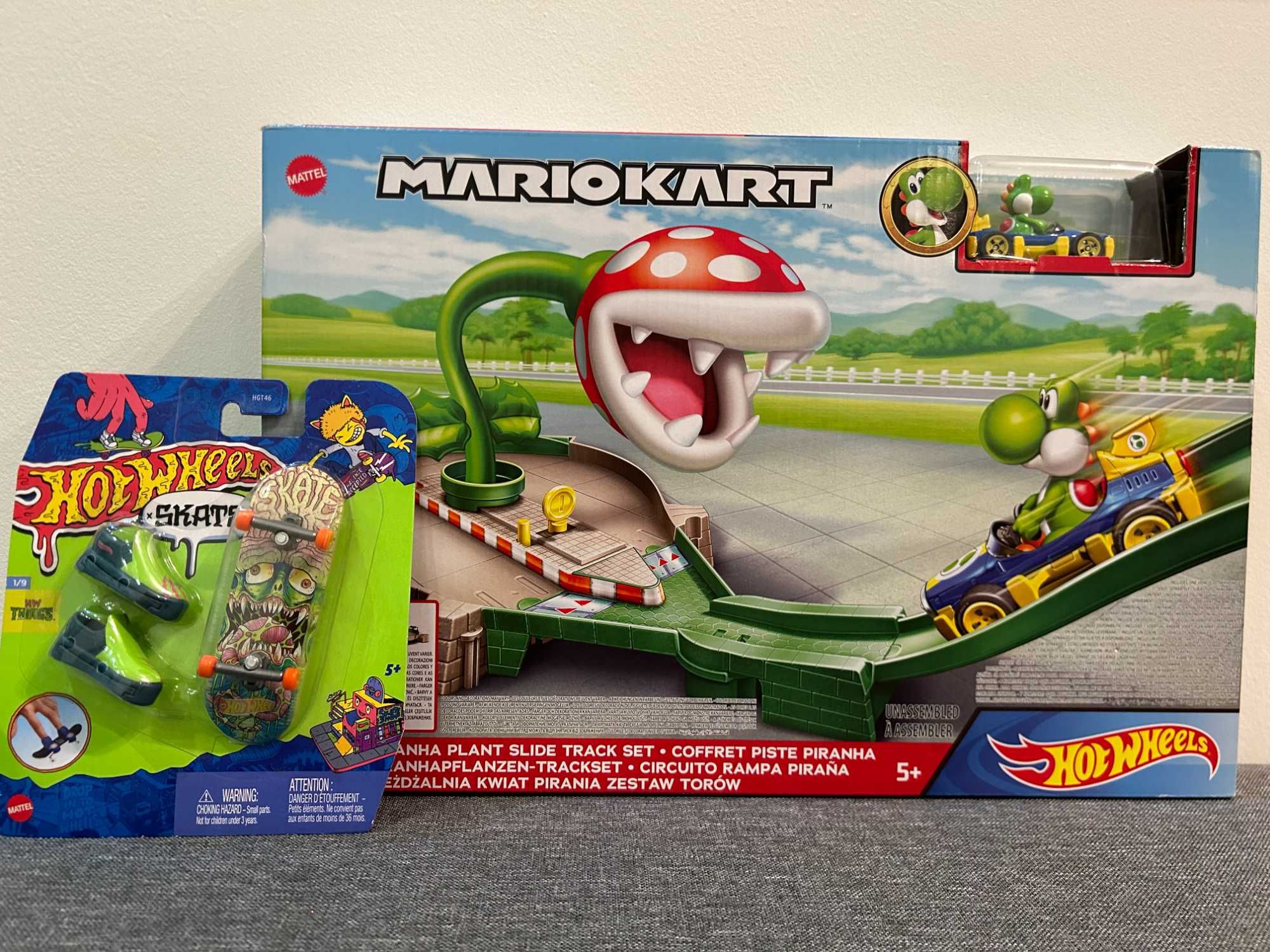 Tor Mario Kart rampa zjeżdżalnia  zestaw torów +Hot skate deskorolka