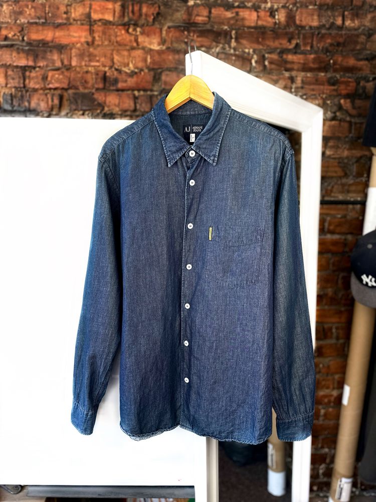 Vintage Men’s Linen (Льон) Shirts Button Up Armani Jeans