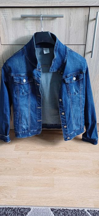 Krótka kurtka jeansowa r.XL