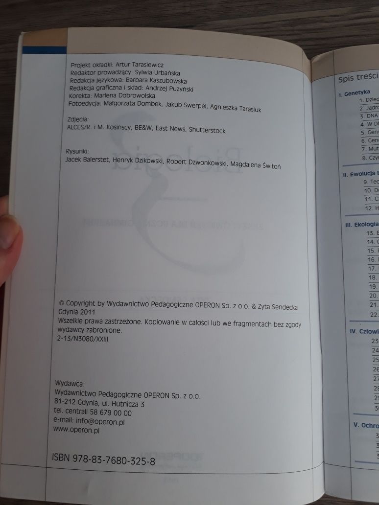 Biologia 2 i 3 dla gimnazjum zeszyt ćwiczeń wydawnictwo operon