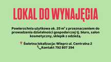 Wynajem lokalu pod biznes Andrychów/Wieprz/Kęty/Wadowice