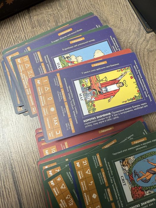 Карти таро нові навчальні