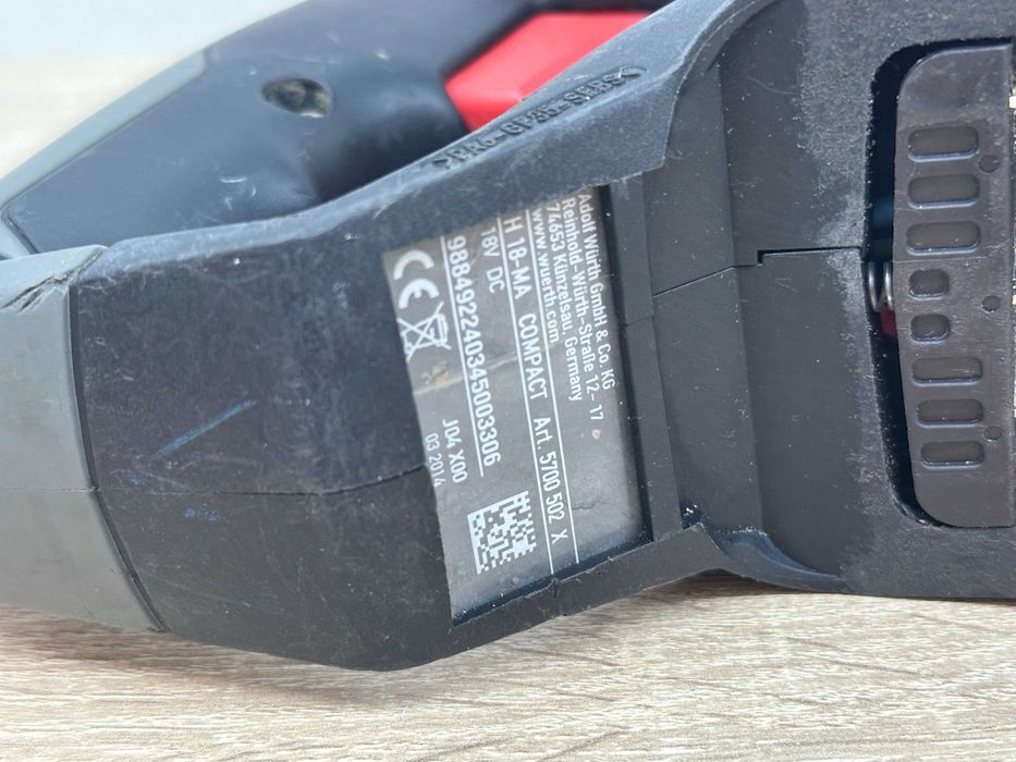 Młotowiertarka Wurth Master H 18-Ma Compact
