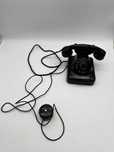 Piękny stary niemiecki bakelitowy telefon tarczowy w48 vintage lata 50