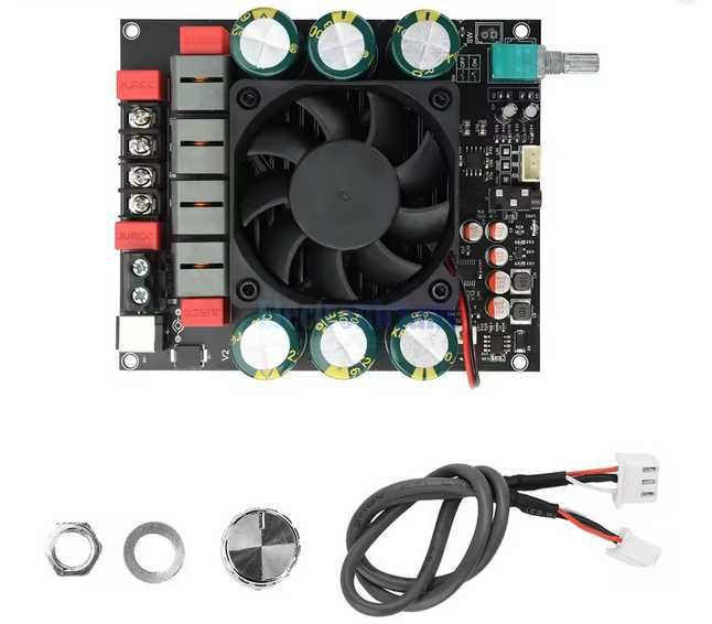 600+600Вт  ZK-6002 Pure Post 2,0 стерео TPA3255х2