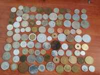 Lote de 100 moedas estrangeiras diferentes