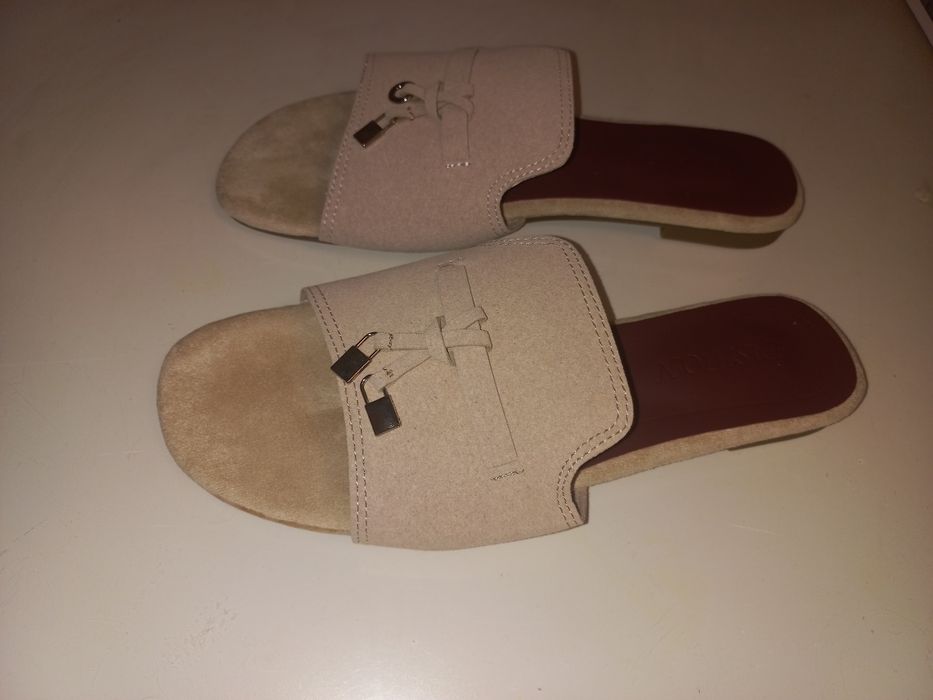 Шльопанці  замшеві 37р.