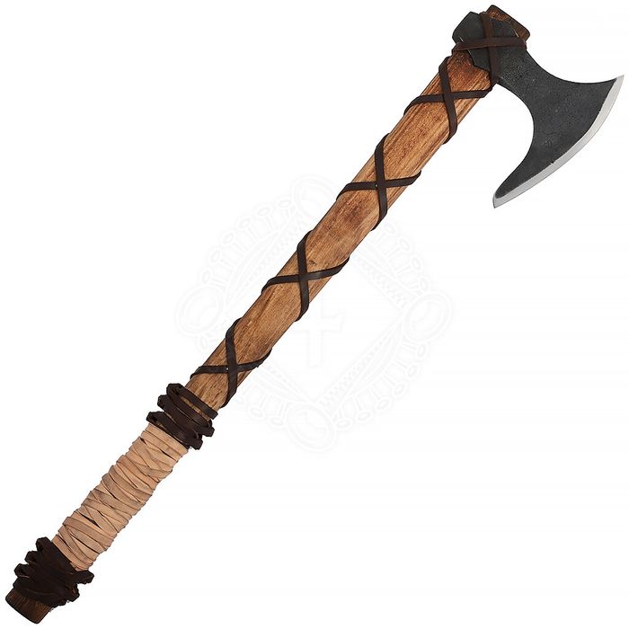 Lekki. jednoręczny topór wikingów z około 900 r. n.e.