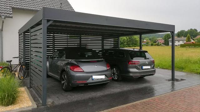 Wiata garażowa dwustanowiskowa, carport, zadaszenie, altana