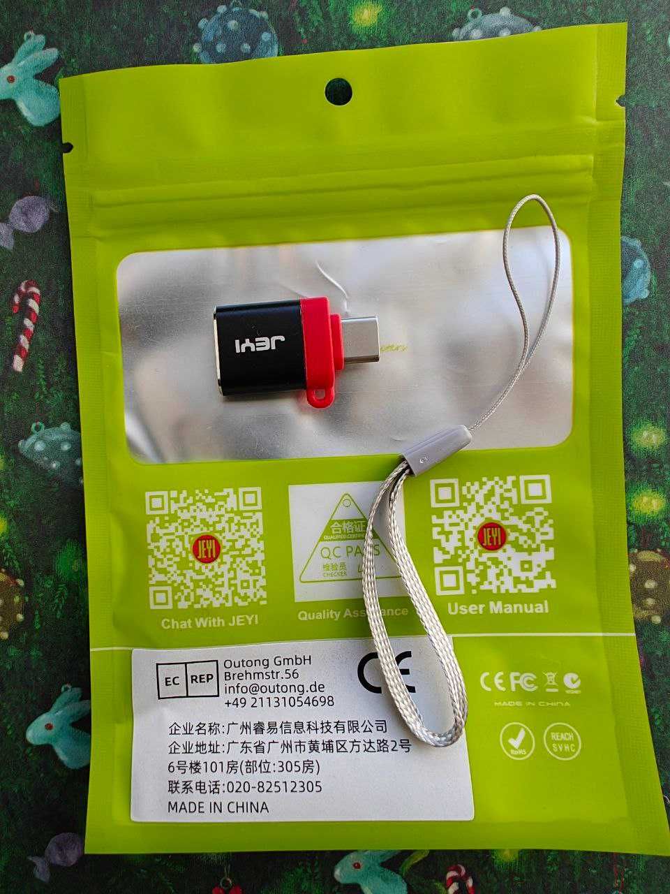 Переходник 18 видов Type-C MicroUSB MicroSD Lighting Type-B USB 3.1