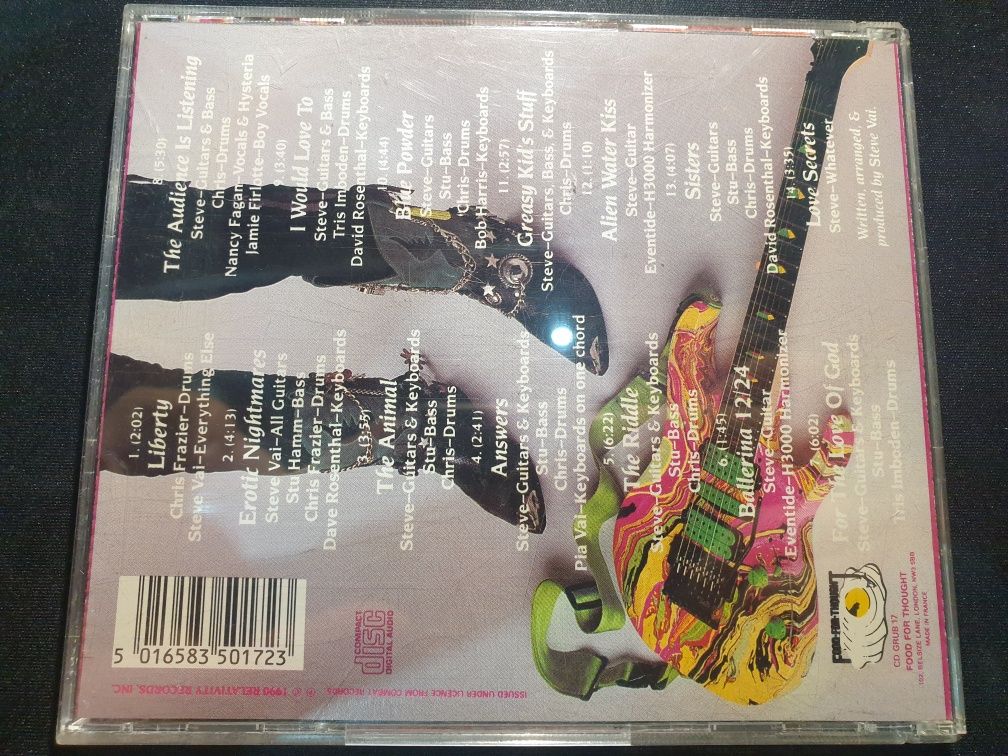 Steve Vai Passion and Warfare płyta CD