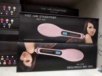 Гребінець-випрямляч для волосся FAST HAIR STRAIGHTENER HQT-906