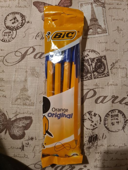 Długopisy Bic 4sztuki, nowe zafoliowane
