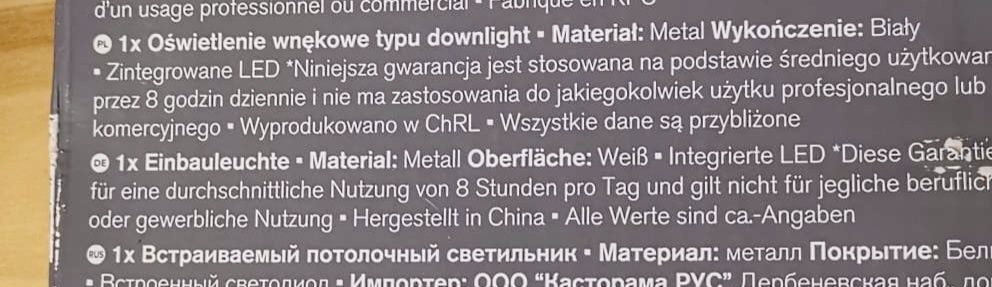 NOWE oświetlenie wnękowe LED