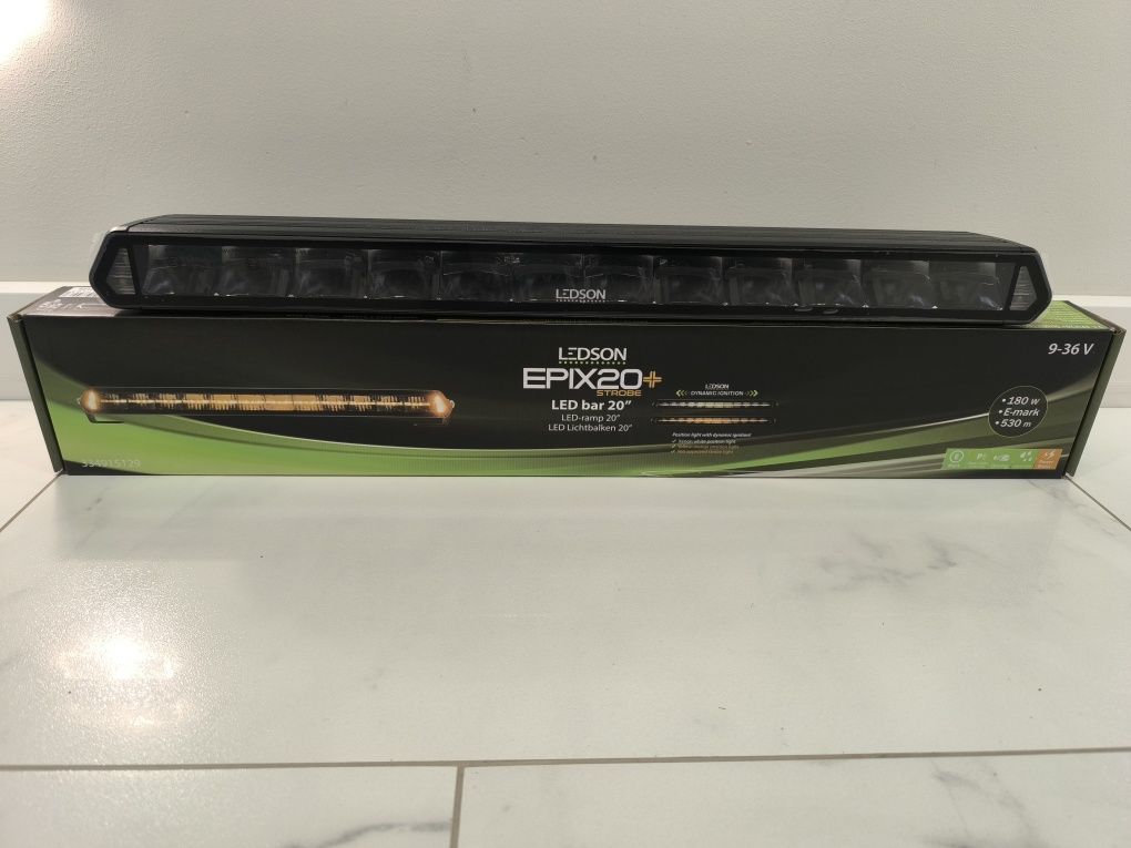 EPIX20+ LED Bar 20" LEDSON 180W + swiatło stroboskopowe, panel roboczy
