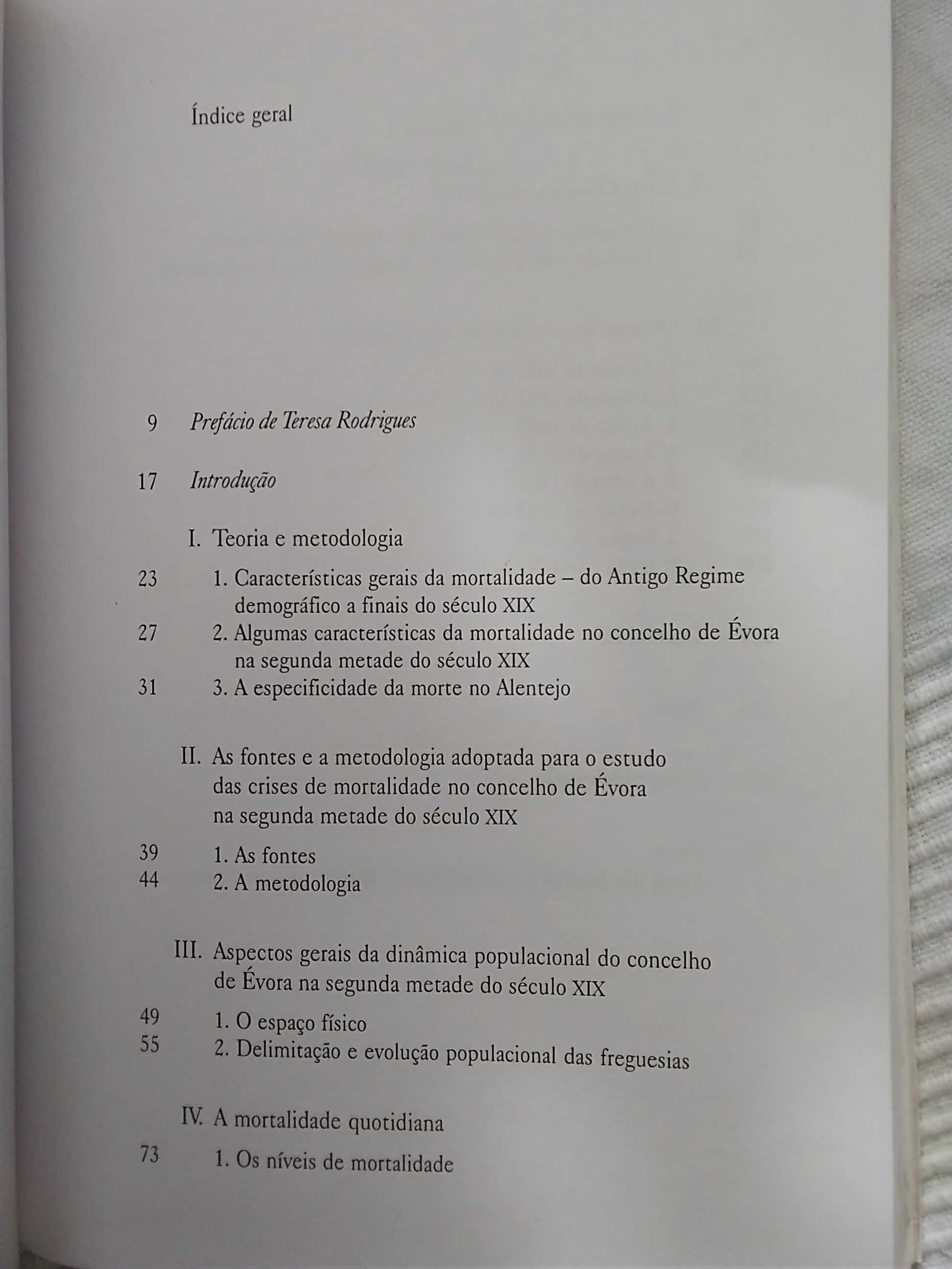 Crises de Mortalidade no Concelho de Évora ( 1850 /1900)