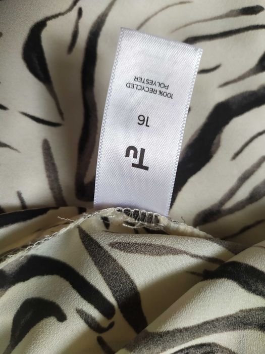 Koszula damska tunik wzory TU XXL cienka bluzka
