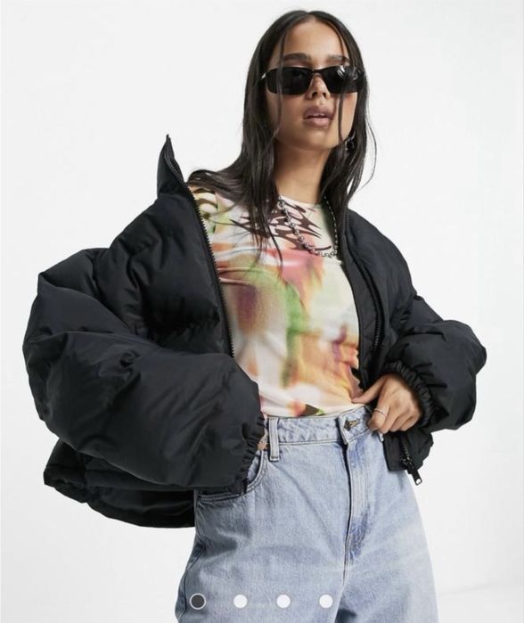 Weekday asos пуховик оверсайз жилет