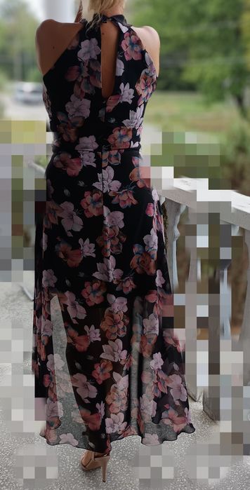 Prześliczna suknia zwiewna na wesele vissavi r40/L duży biust astmetr