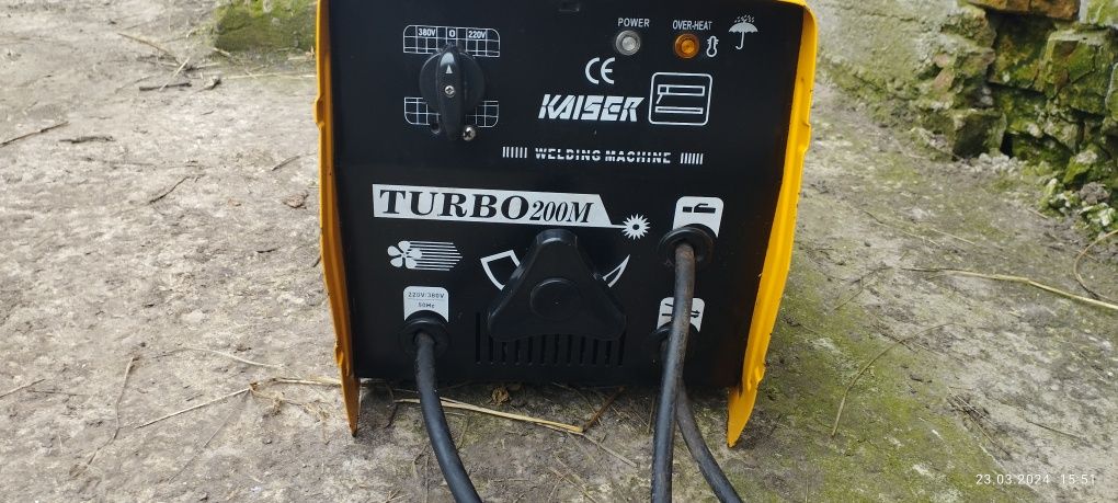 Зварювальний трансформатор Kaiser Turbo-200M