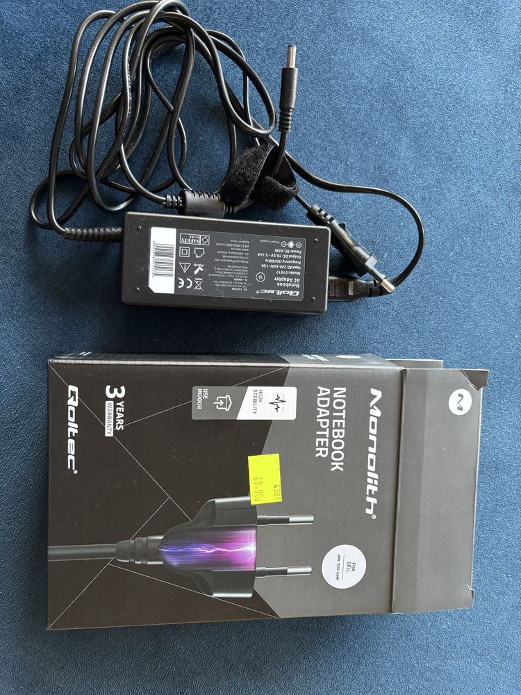 Zasilacz Dell nowy Qoltec 51517