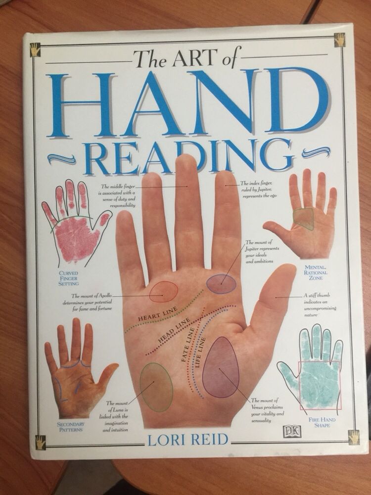 Livro the art of Hand Reading de Lori Reid