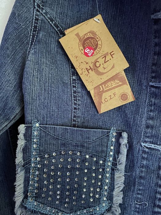 Джинсовка-піджак.