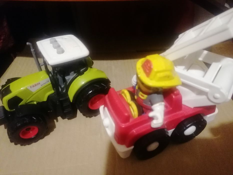 zabawki dla chłopca  pistolet nerf traktor straż pożarna