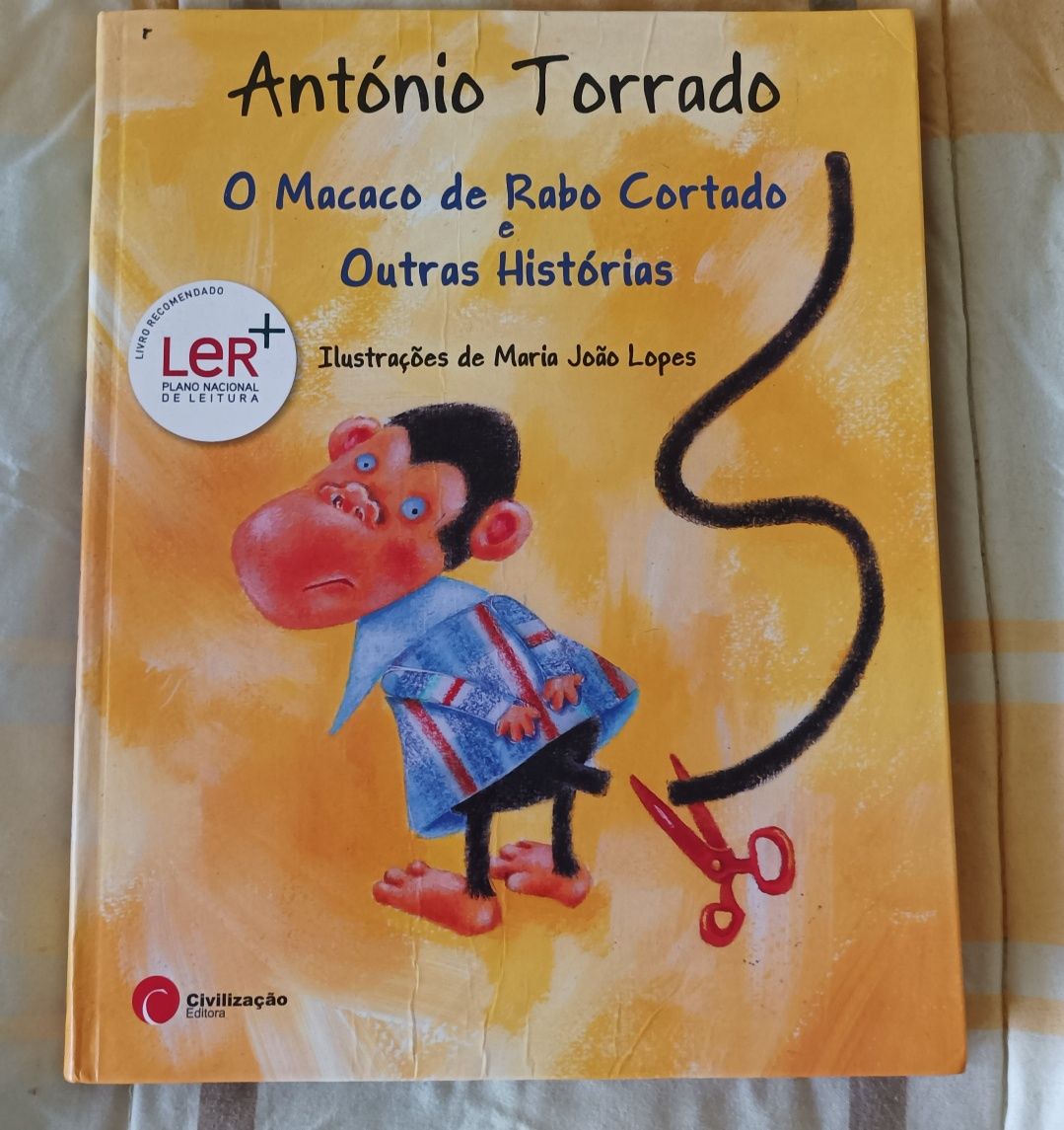 Livro O macaco de rabo cortado