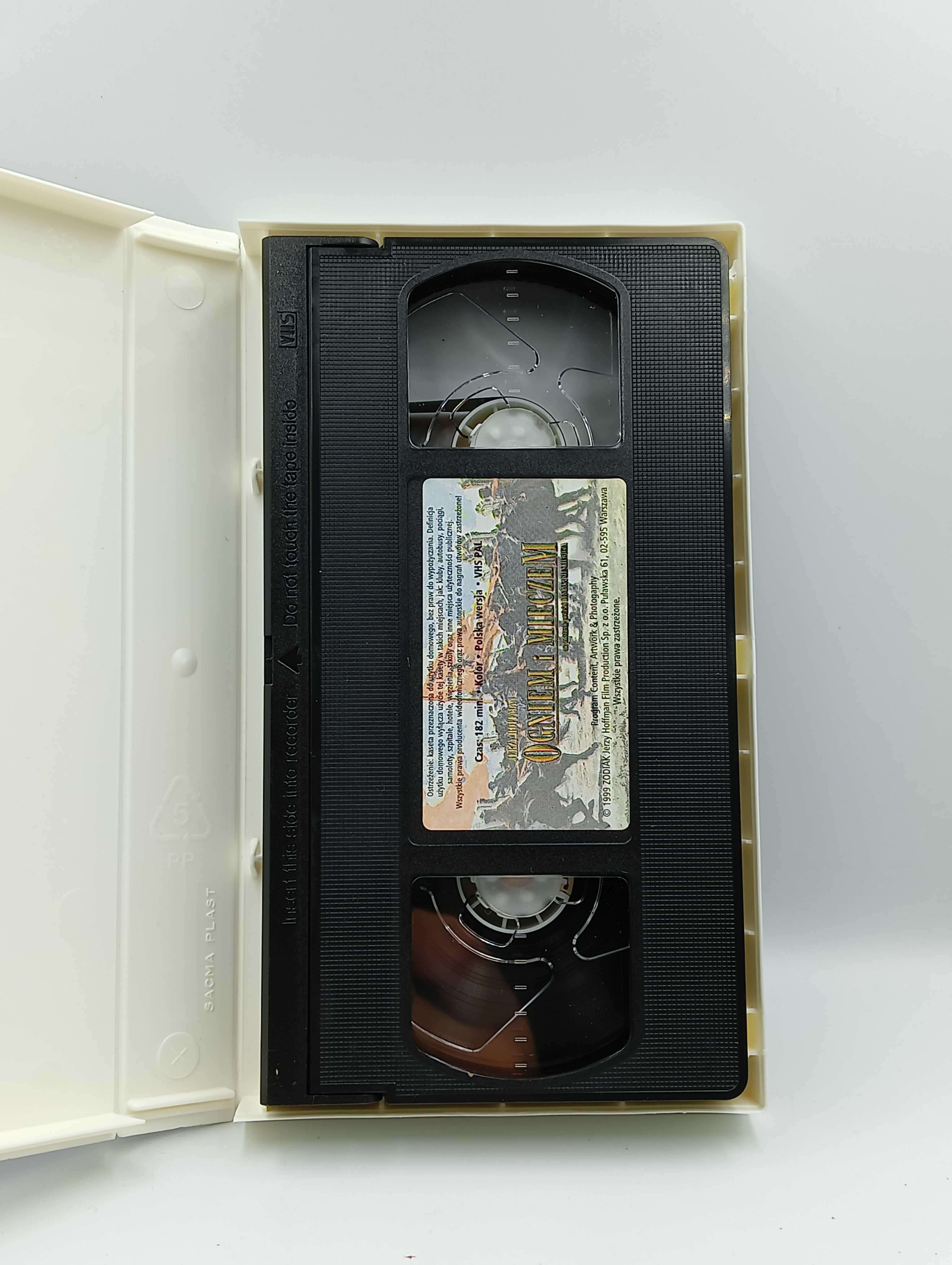 Film VHS Ogniem i Mieczem plus kulisy filmy Polskie stare filmy 2 VHS