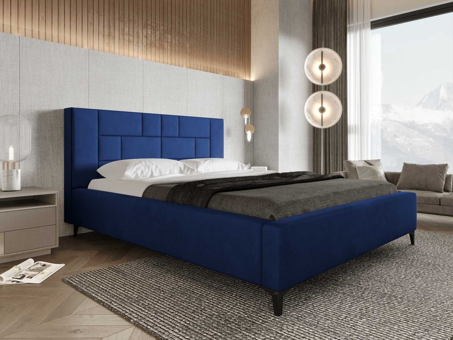 Łóżko Sypialniane z pojemnikiem + stelaż metalowy Porto PRODUCENT