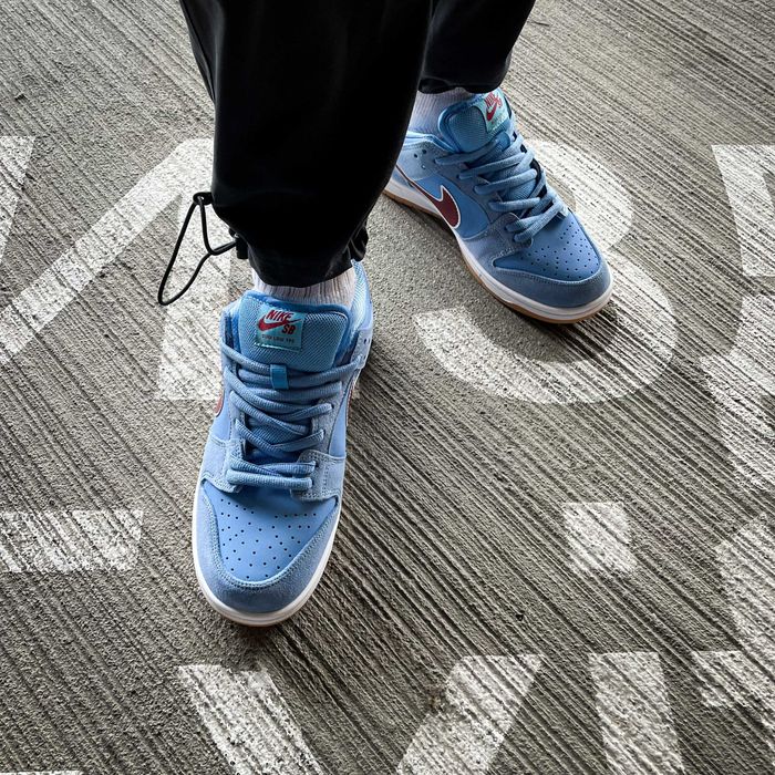 Мужские кроссовки Nike SB Dunk Low "Valour Blue Team Maroon" 41-45