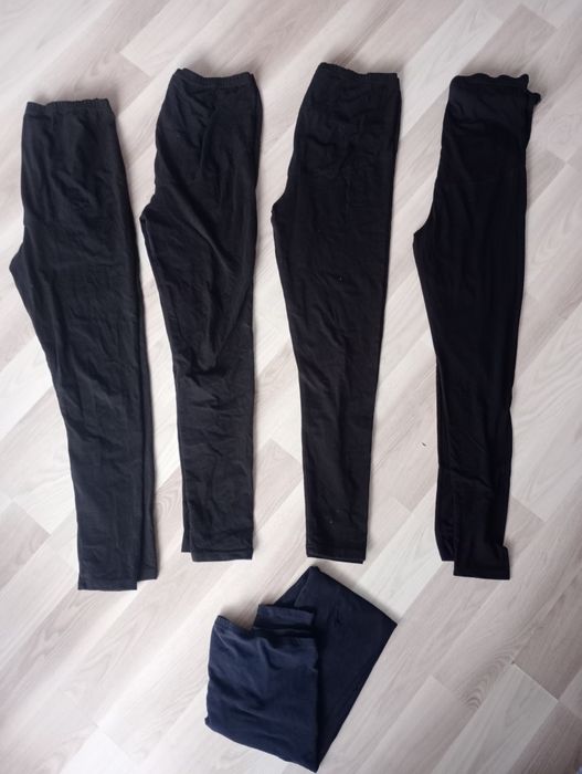Legginsy ciążowe czarne