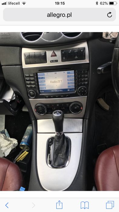 Mercedes w 209 clk рестайлінг comand команд