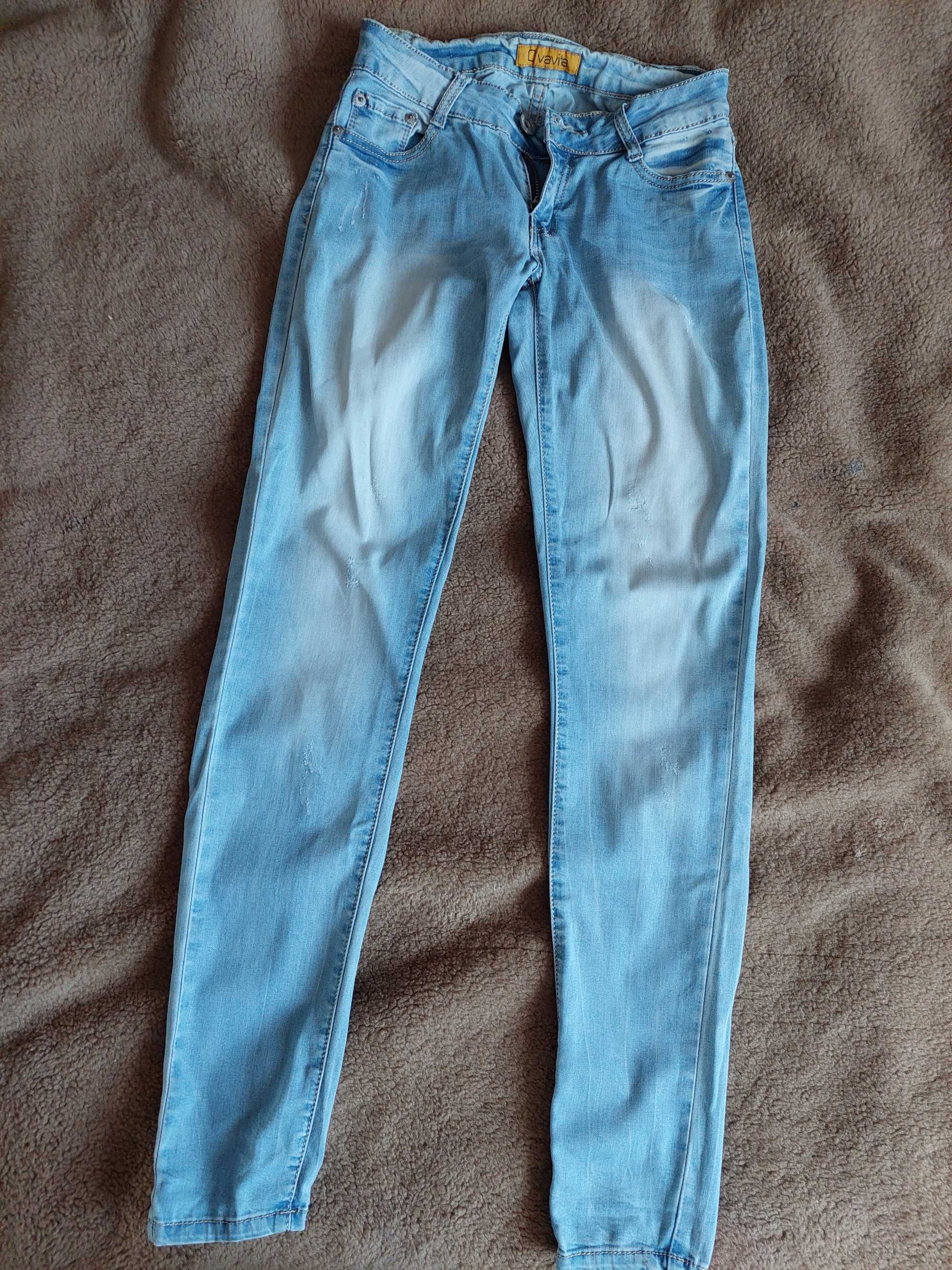 2 pary spodni jeansowych