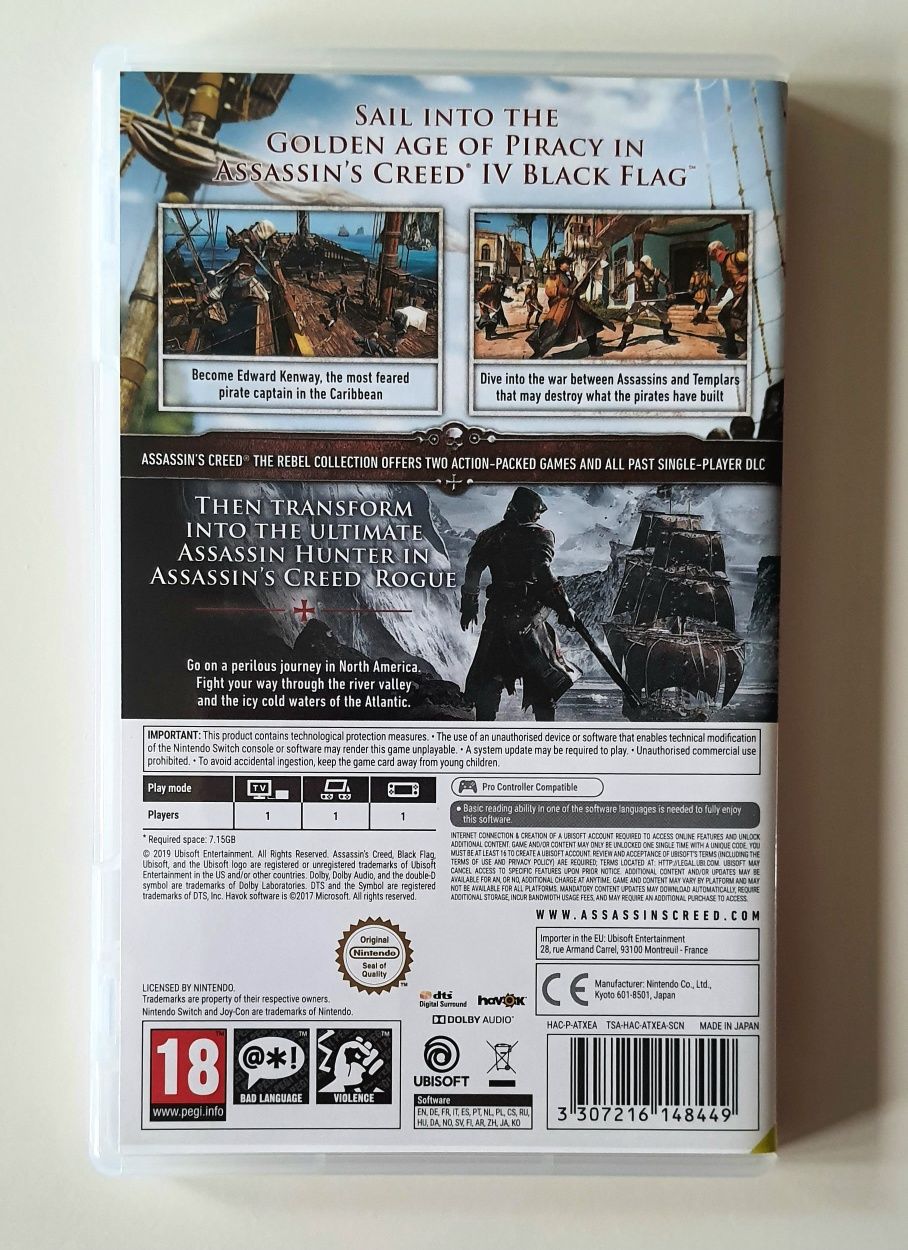 Assasin Creed Rebel Collection * Black Flag * Rogue *