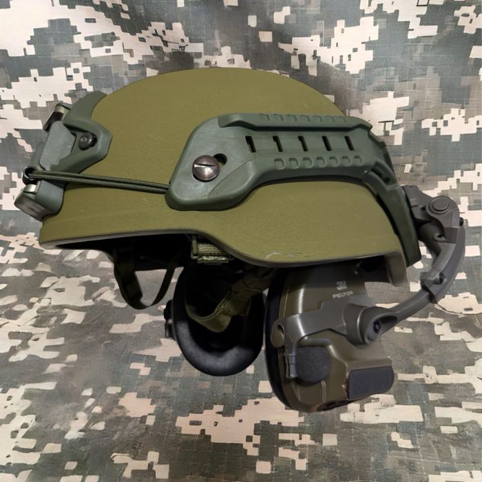 Навушники Peltor ComTac XPI + кріплення ТОП якості олива комплект‼️