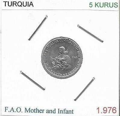 Turquia - - - "Educação para a Mulher Rural" - - - - - Moedas