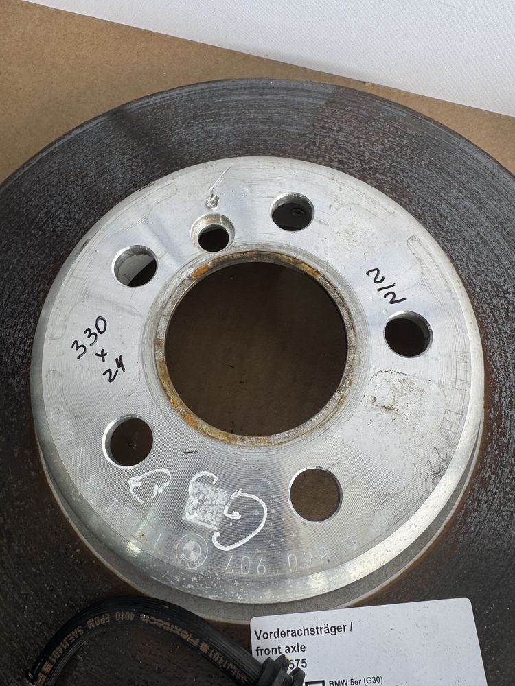 M perfomance g30 g01 348x35 гальма тормоза бліни диски г01 г30 330х25