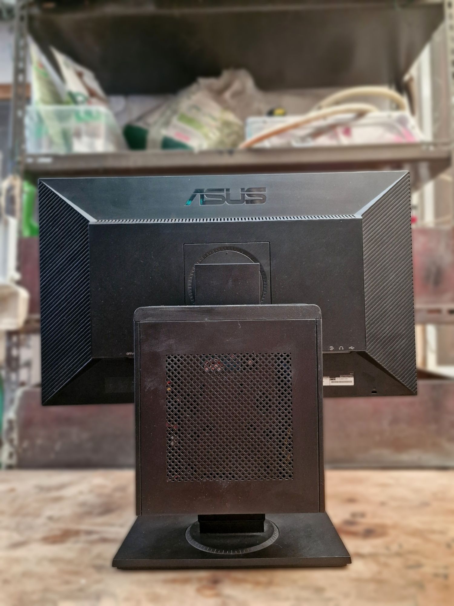 Mini PC Fanless + Monitor ASUS BE239QLB IPS 23" | Windows 11 Pro 24H2