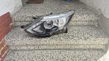 Lampa przednia lewa NISSAN QASHQAI J11 soczewka na zwykłe zarowki