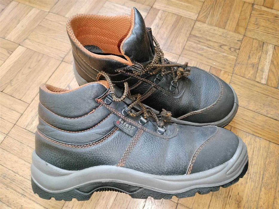 Buty robocze Willax Safety&More, r.41/27cm, skóra, wzmacniane czubki