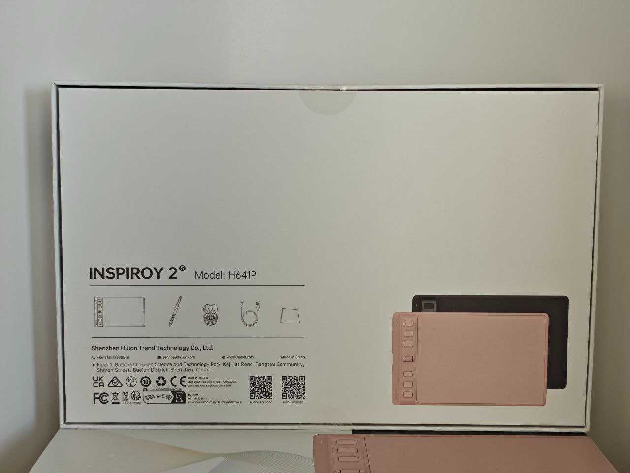 Графічний планшет Huion Inspiroy 2 S (H641P) + рукавичка в подарунок