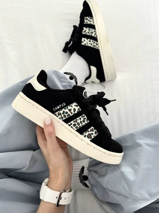 Кросівки жіночі Adidas Campus Black Leopard 36-40