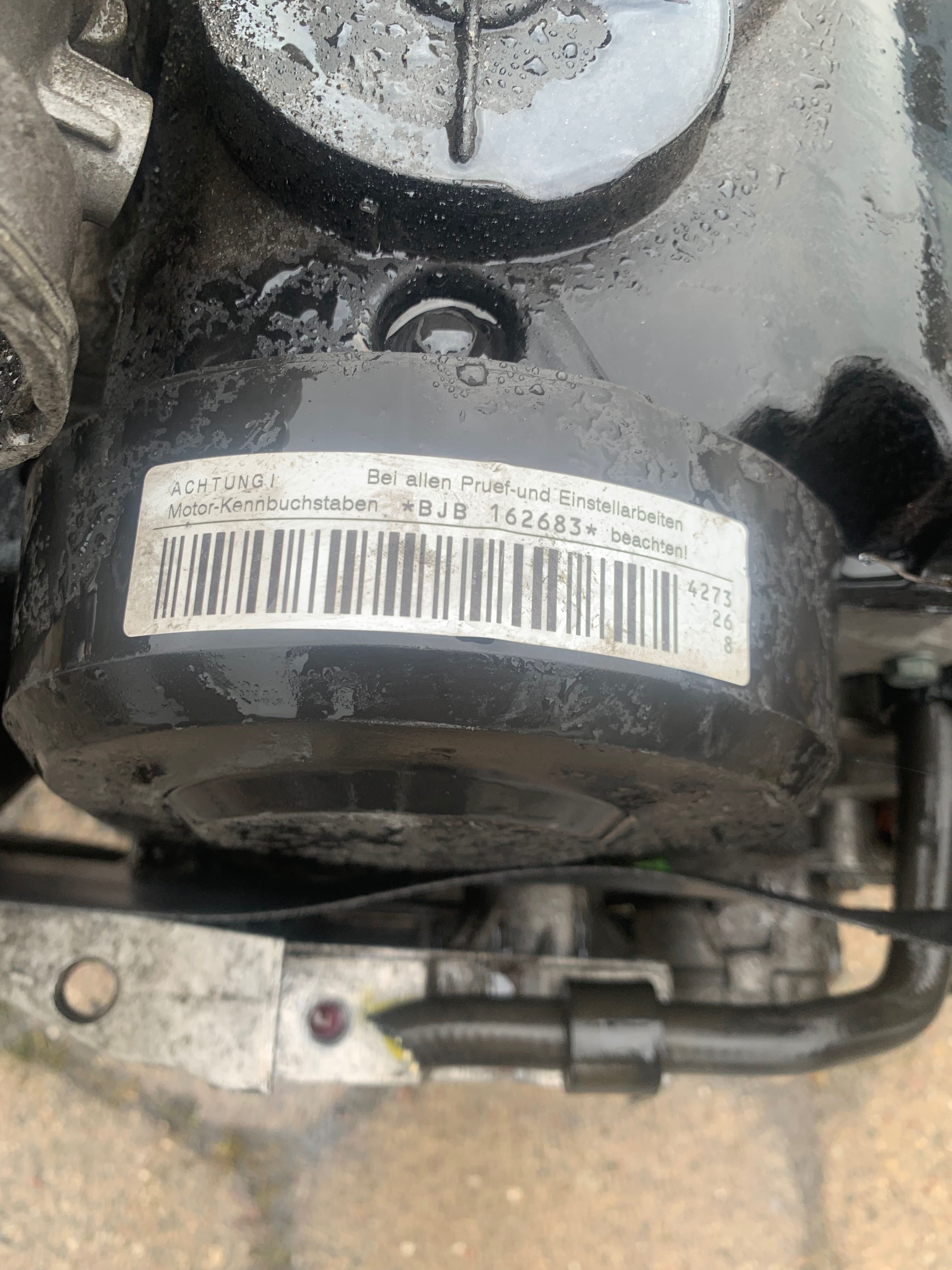 Silnik VW Skoda Caddy Seat 1.9 TDI BJB kompletny z osprzętem