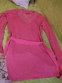 Różowa tunika damska rozmiar M